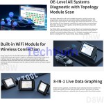XTOOL D8W  Car Diagnostic Tools All System 38+ Functions